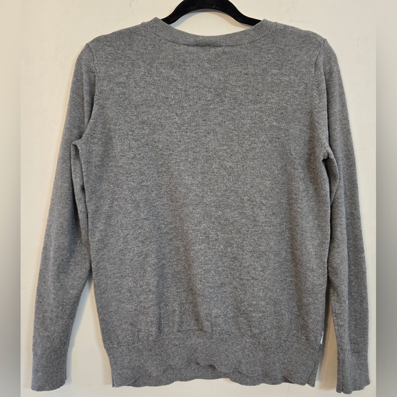 LOFT Gray Knit Sweater - Picture 4 of 6